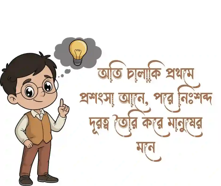 অতি চালাকি নিয়ে উক্তি
