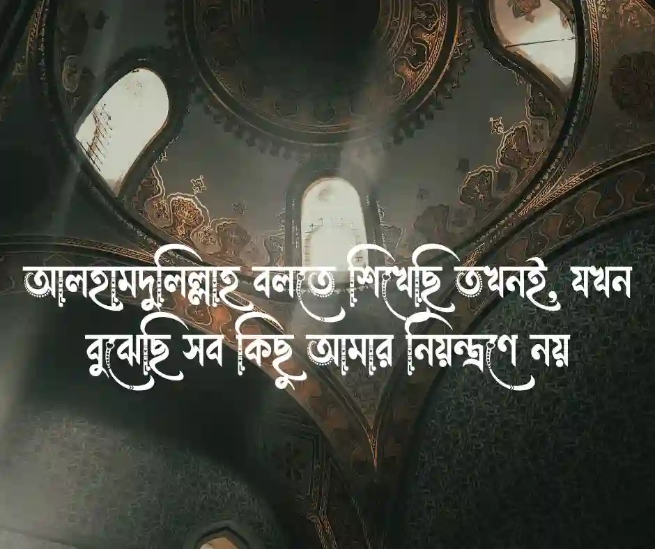 আলহামদুলিল্লাহ নিয়ে উক্তি