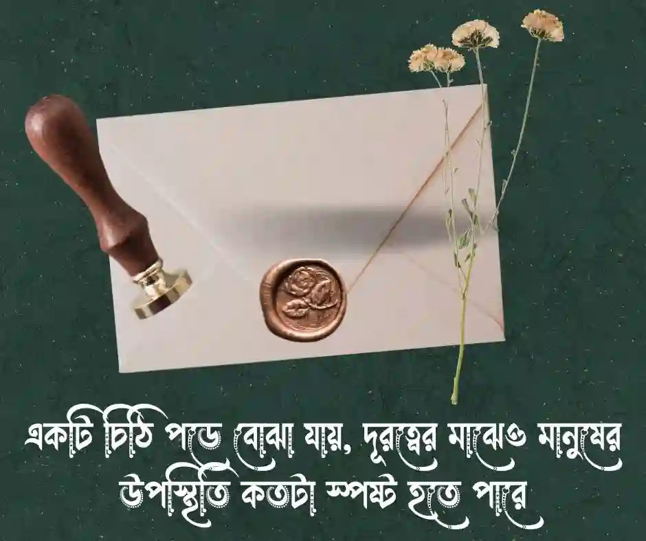 চিঠি নিয়ে উক্তি