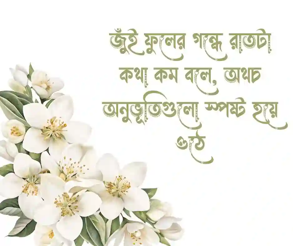 জুঁই ফুল নিয়ে ক্যাপশন