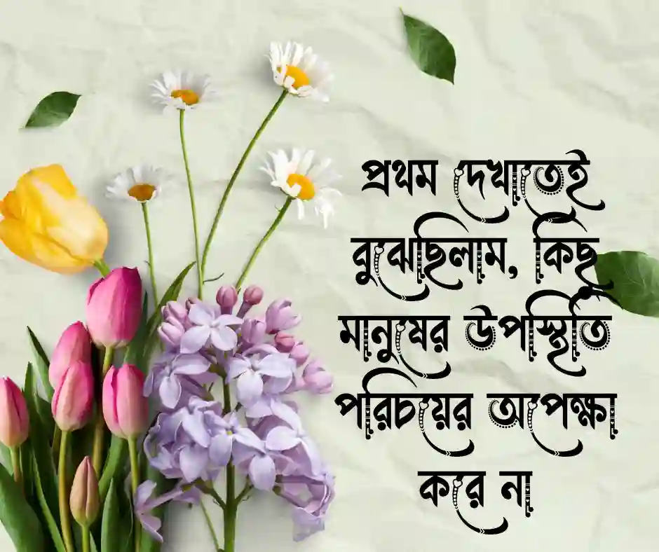 প্রথম দেখা নিয়ে স্ট্যাটাস