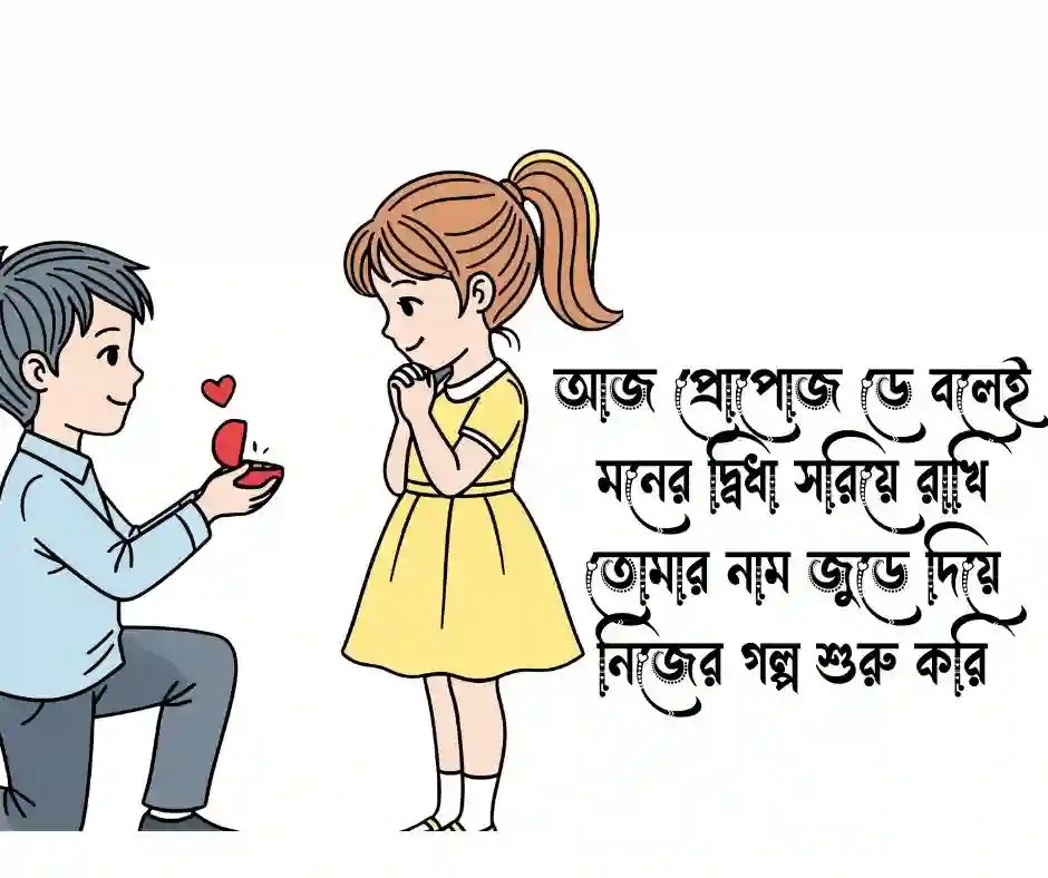 প্রোপোজ ডে নিয়ে কবিতা