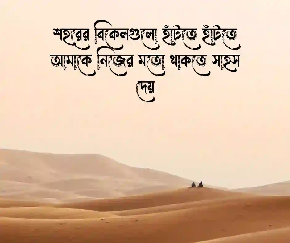 বিকেলে ঘুরাঘুরি নিয়ে স্ট্যাটাস