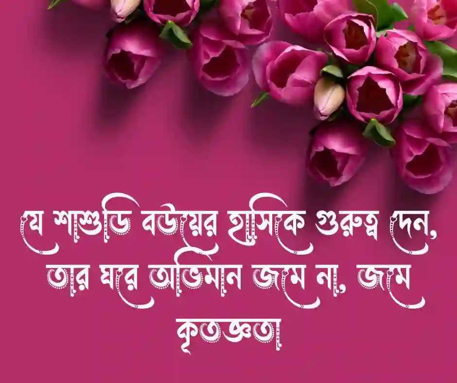 ভালো শাশুড়ি নিয়ে উক্তি