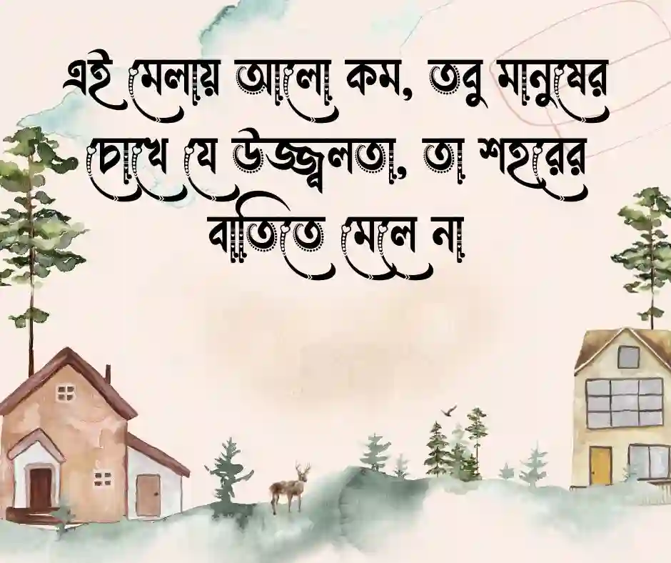 গ্রাম্য মেলা নিয়ে উক্তি