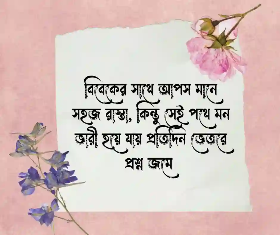 বিবেক নিয়ে ক্যাপশন