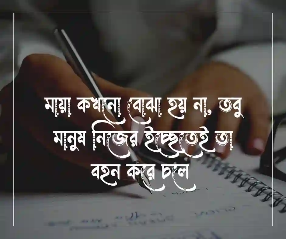 মায়া নিয়ে উক্তি