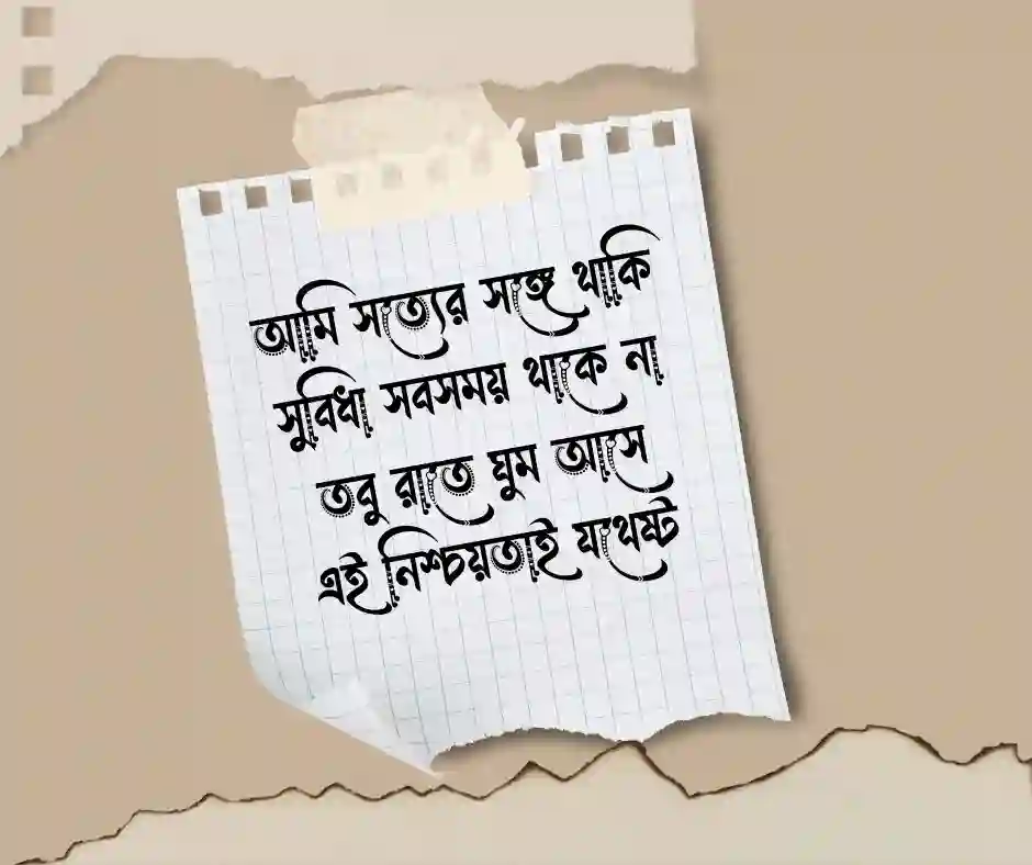 সততা নিয়ে কবিতা